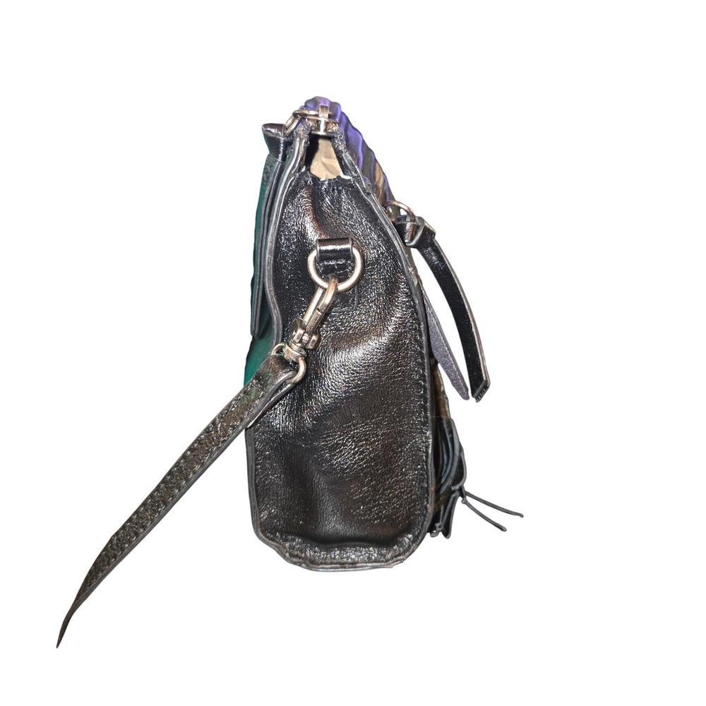 The Sak Leucadia Crossbody Bag Women Medium Black Leather Studded Tassel 109151 - Picture 5 of 10